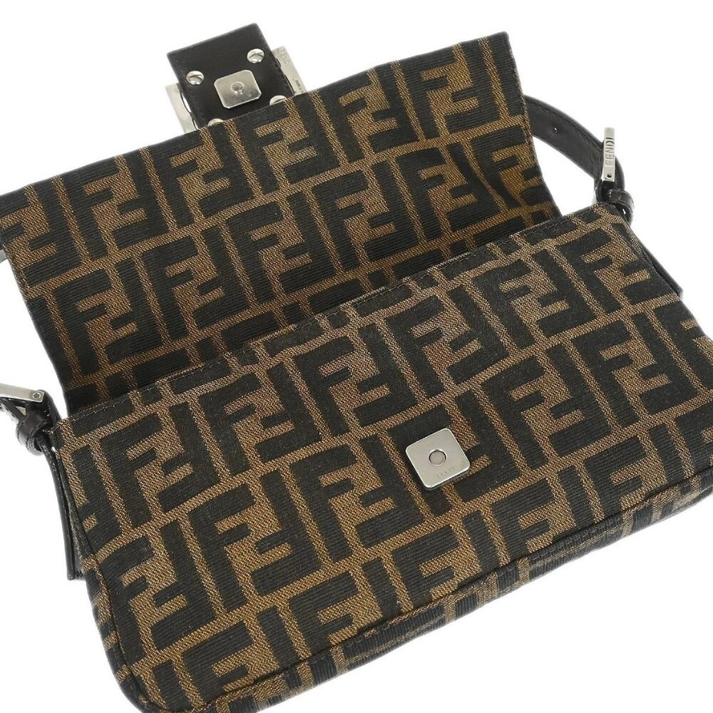 Fendi Brown Zucca Baguette Handbag 2220/26424/009 156051 - Picture 7 of 10